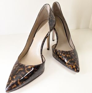 Leopard Patent Leather Pump